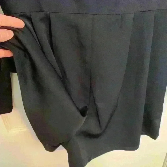 Lulus Plunge Neckline Long Sleeve Romper Womens Size M, Navy - Picture 6 of 13